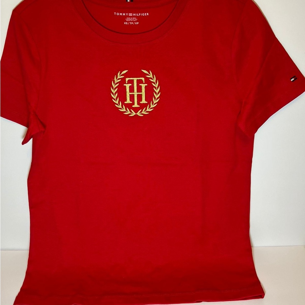 Tommy Hilfiger Red Crest Logo Tee